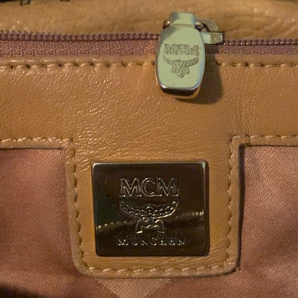 MCM Pre-loved EUC Authentic Cognac Boston Bag - Picture 17 of 17